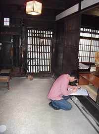 10月29日実習 町家の実測